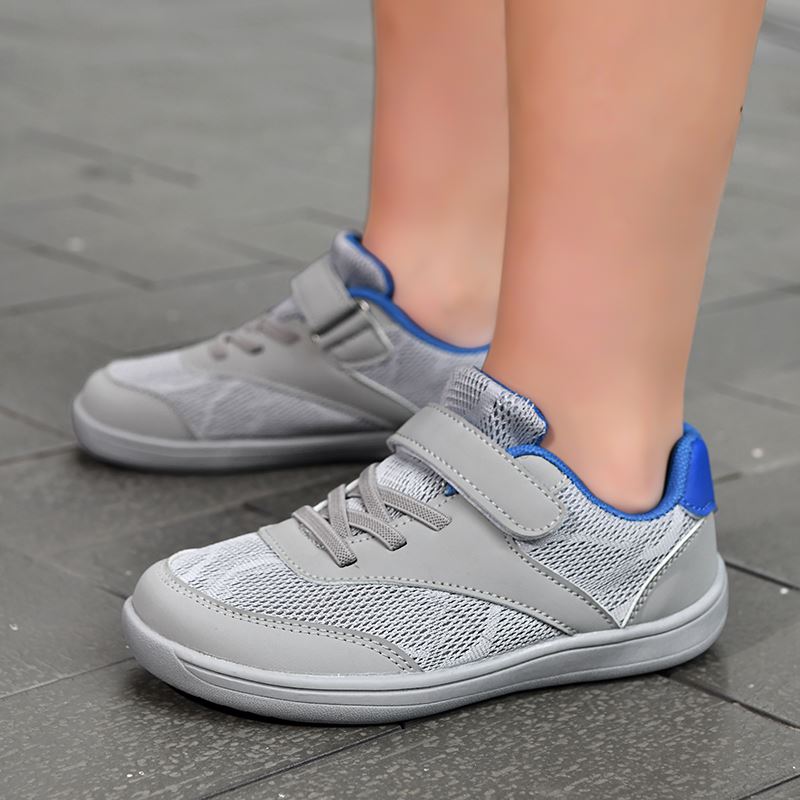 Kids Everyday Wide Toe Box Sneaker worn, view 1