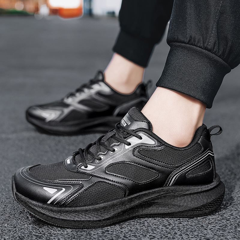 Relaxed-Fit Wide Toe Box Running Shoe worn, view 2