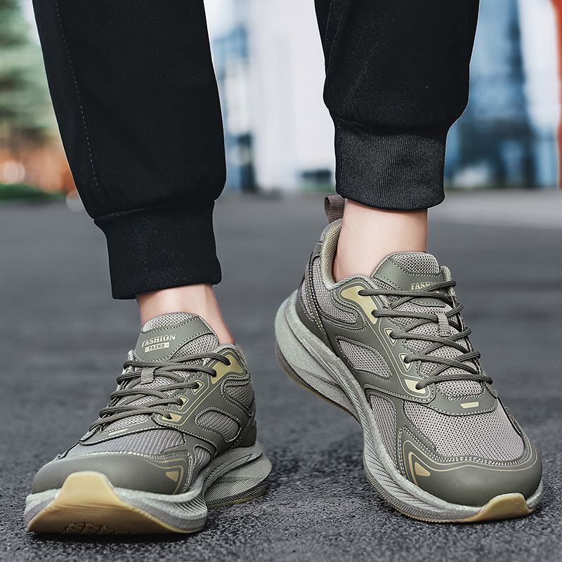 Relaxed-Fit Wide Toe Box Running Shoe worn, view 5