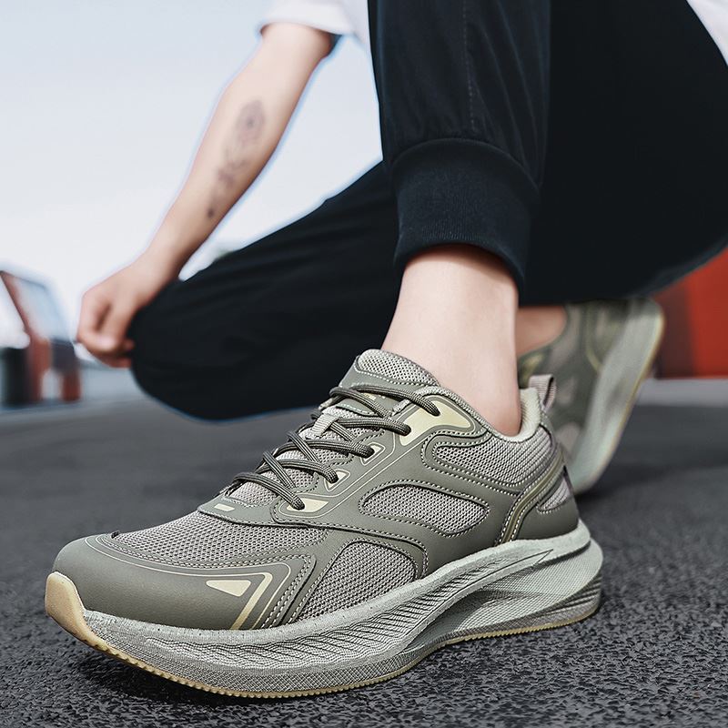 Relaxed-Fit Wide Toe Box Running Shoe worn, view 6