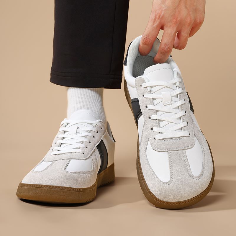 Court Trainer Wide Toe Box Shoe worn, view 2