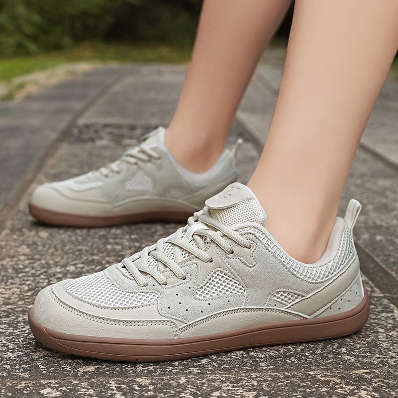 Suede Barefoot-Style Casual Sneaker worn, view 2