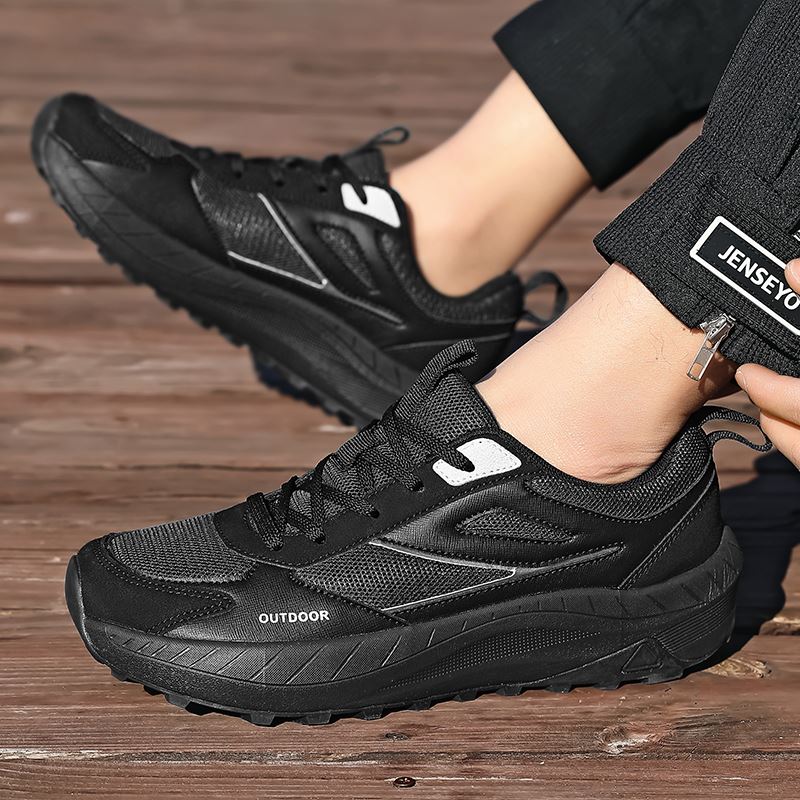 Wide Toe Box Outdoor Hiking Sneaker worn, view 5