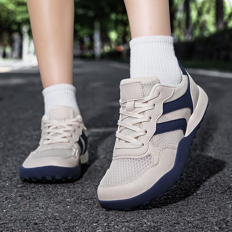 Classic Stripe Wide Toe Box Sneaker worn, view 3