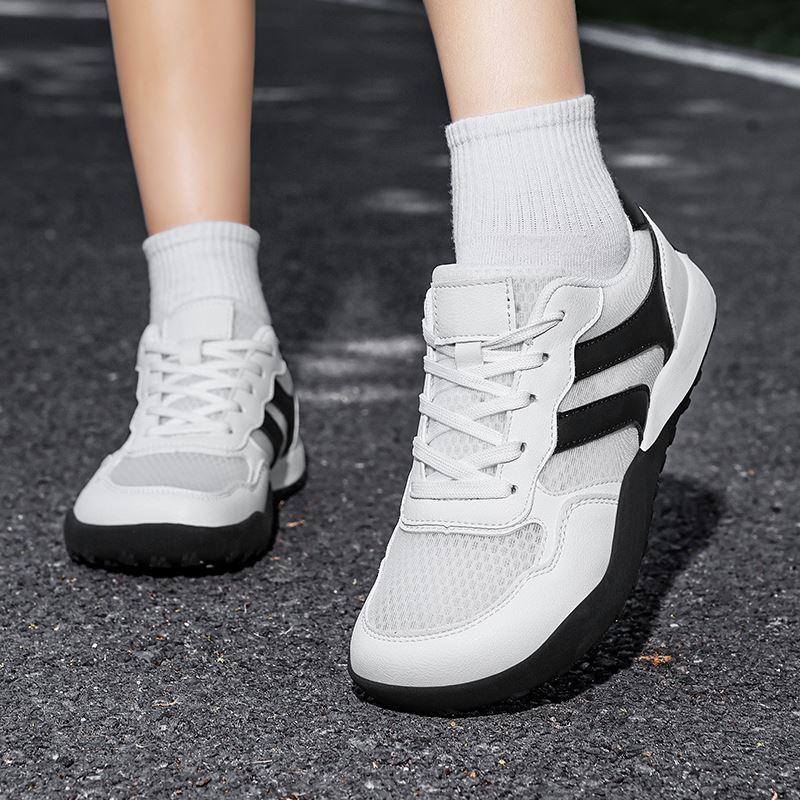 Classic Stripe Wide Toe Box Sneaker worn, view 5